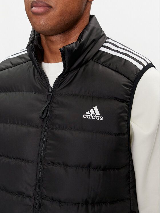 adidas adidas Kamizelka Essentials 3-Stripes HZ5728 Czarny Regular Fit