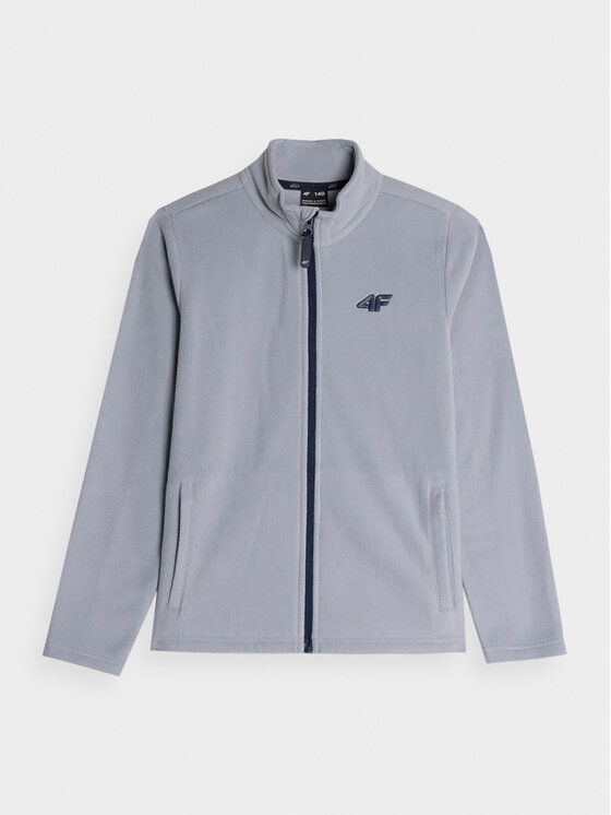 4F Felpa di pile 4FJAW23TFLEM105 Grigio Regular Fit, taglia : 122