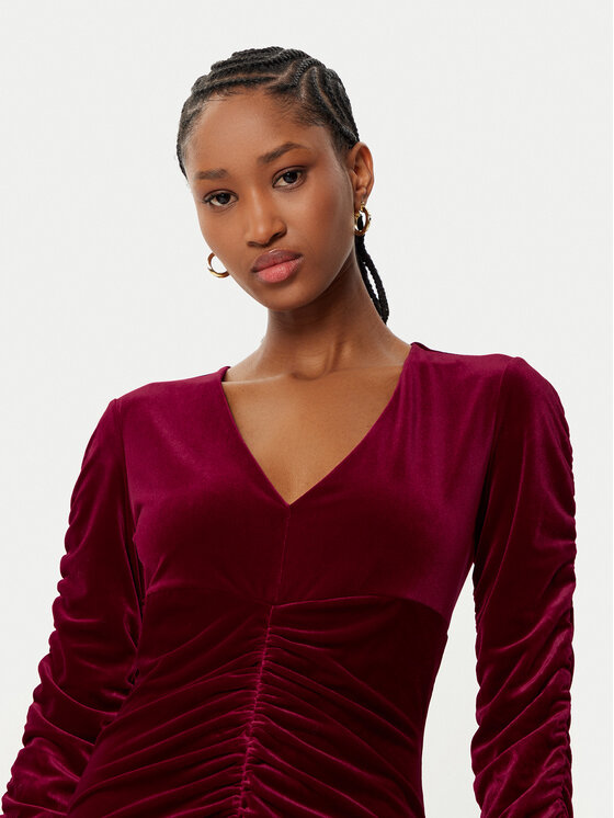 Guess Guess Kokteiļkleita W5RK30 KCM62 Sarkans Bodycon Fit