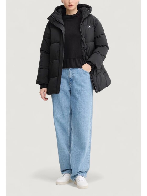 Calvin Klein Jeans Calvin Klein Jeans Pulover CK EMBRO BADGE SWEAT Črna Sweat Fit