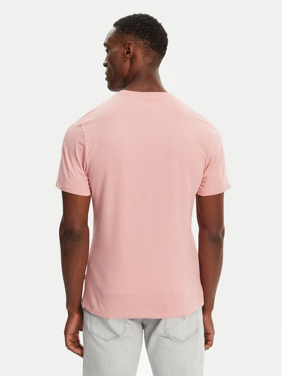 Guess Jeans Guess Jeans T-Shirt M4YI55 K8HM0 Różowy Regular Fit