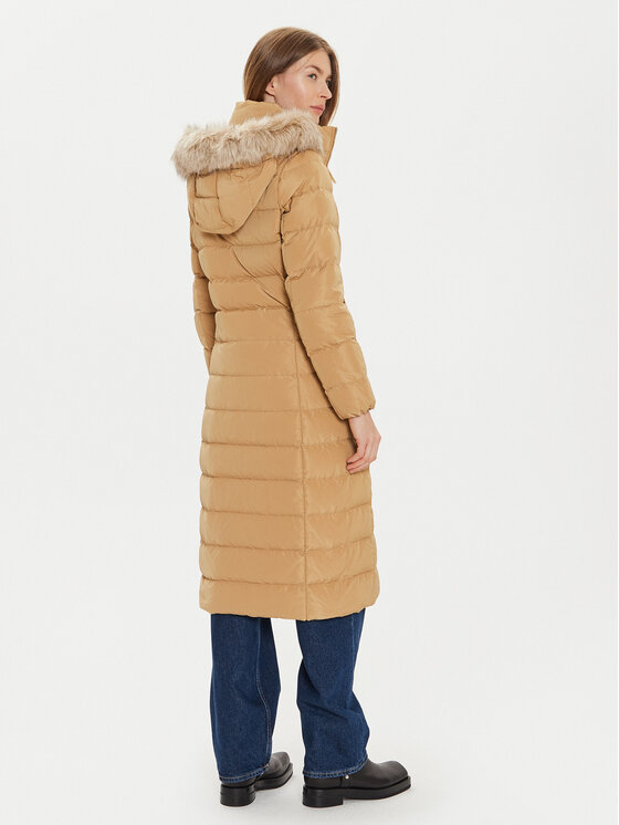 Tommy Hilfiger Tommy Hilfiger Vatovaná bunda Heritage WW0WW43601 Béžová Regular Fit