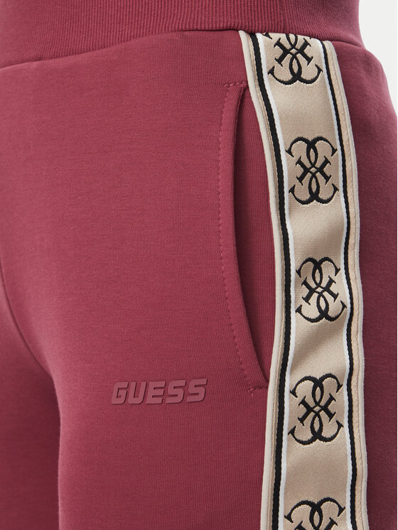 Guess Guess Dressipüksid V2YB15 KB3P2 Tumeroosa Regular Fit