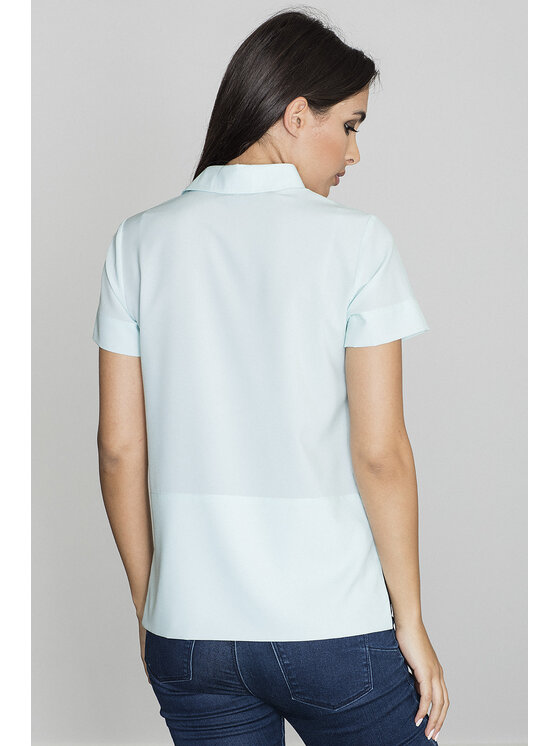 FIGL FIGLFIGL Blusa M548 Verde Regular Fit