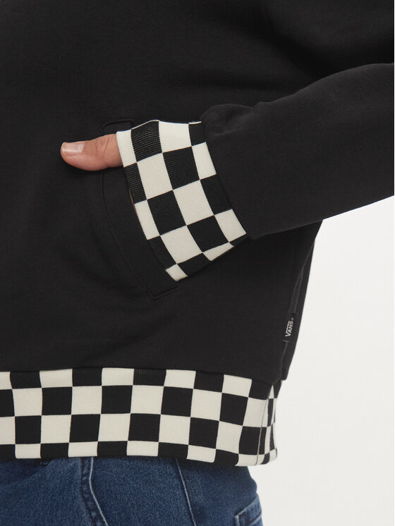 Vans Vans Суитшърт Boom Boom Check VN000GJ2 Черен Regular Fit