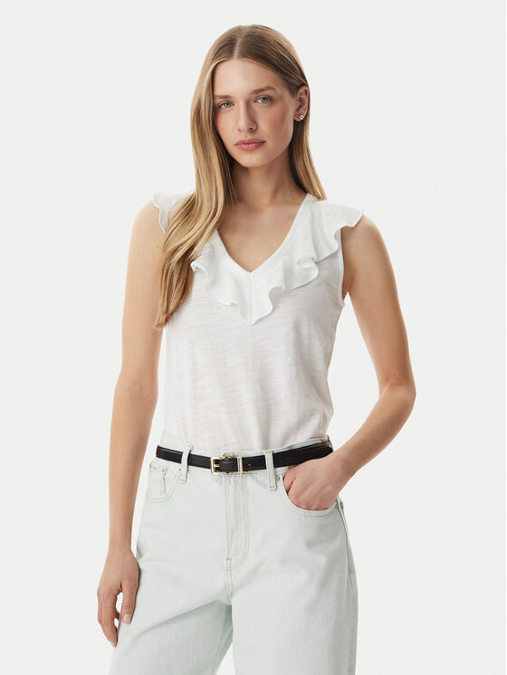 LAUREN RALPH LAUREN LAUREN RALPH LAUREN Särkpluus 200P13315001 Valge Relaxed Fit