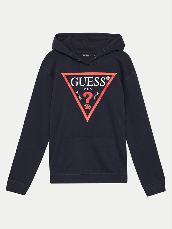 Guess Mikina L92Q09 KAUG0 Tmavomodrá Regular Fit