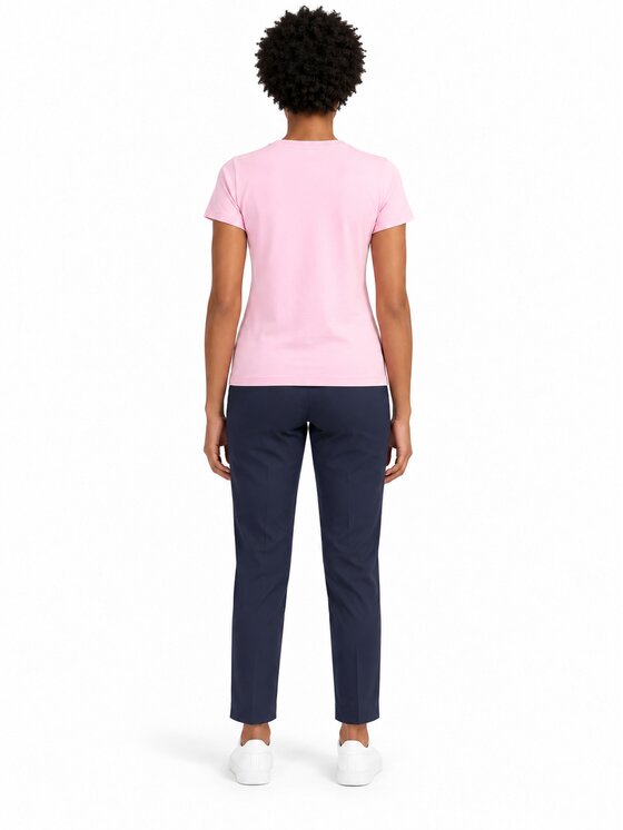 4F 4F T-Shirt 4FWAW26TTSHF3500-56S Różowy Slim Fit
