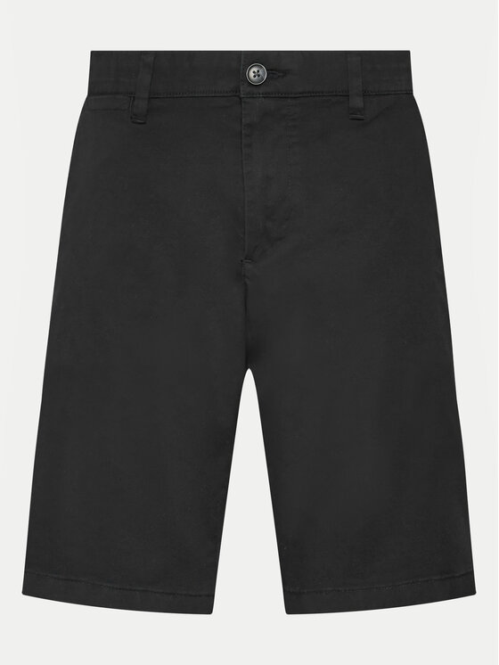 s.Oliver s.Oliver Pantalon scurți din material 2143799 Negru Regular Fit