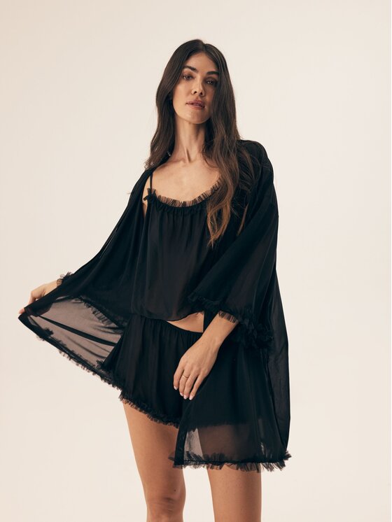 Esotiq Esotiq Szlafrok 43269 Czarny