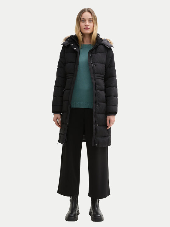 Tom Tailor Tom Tailor Télikabát 1042915 Fekete Regular Fit