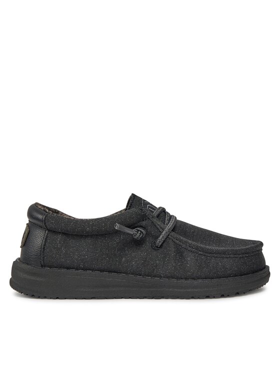 Hey Dude Mokassins Wally Youth Basic 40041 001 Schwarz Modivo