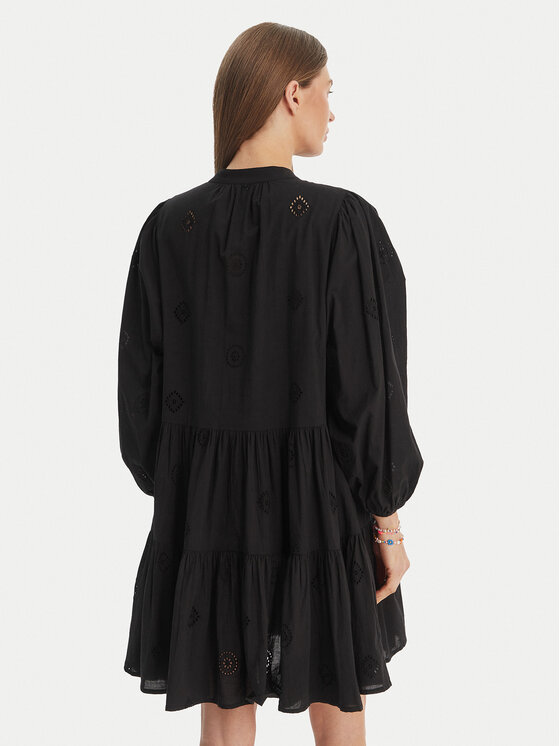 Seafolly Seafolly Літня сукня Embroidery 54155-DR Чорний Regular Fit