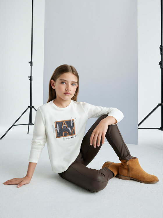 Mayoral Mayoral Leggings 7750 Marrone Slim Fit
