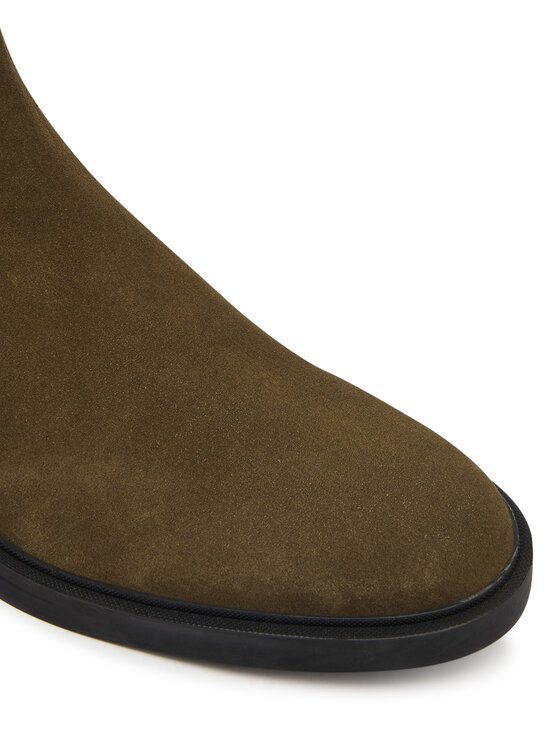 BOSS BOSS Kotníková obuv s elastickým prvkem Calev 50552528 Khaki