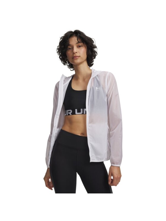 Under Armour Under Armour Kurtka do biegania 6009500 Biały Slim Fit