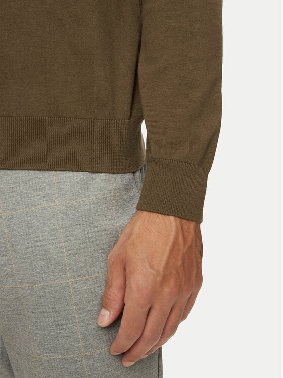 United Colors Of Benetton United Colors Of Benetton Πουλόβερ 10CVU1N60 Καφέ Regular Fit