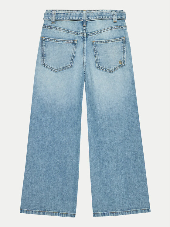 United Colors Of Benetton United Colors Of Benetton Jeansy 4UTPCE032 Modrá Wide Leg