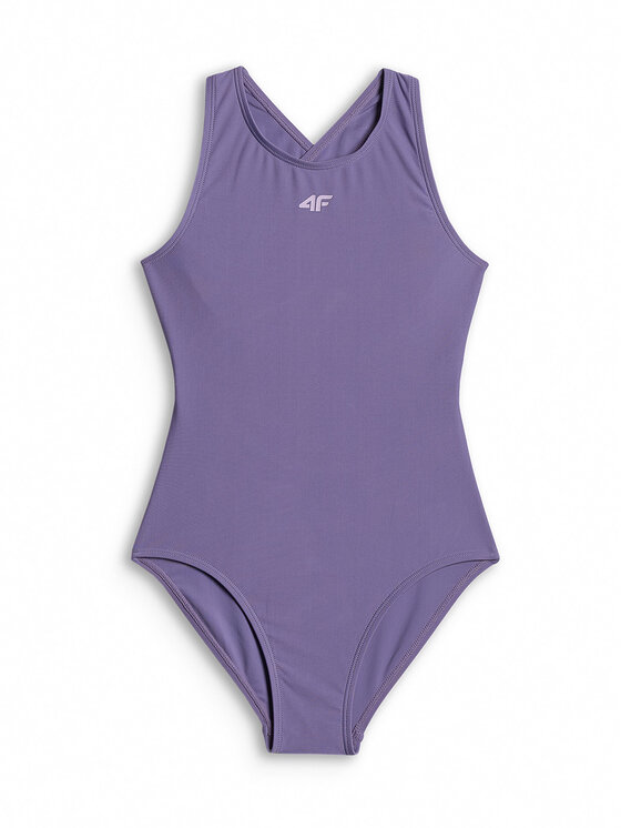 4F 4F Strój kąpielowy AQUA FORCE Fioletowy