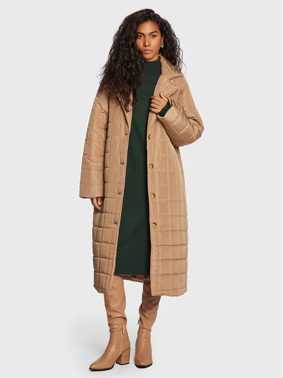 Gina Tricot Gina Tricot Μπουφάν μεταβατικό Yaya 17764 Μπεζ Regular Fit