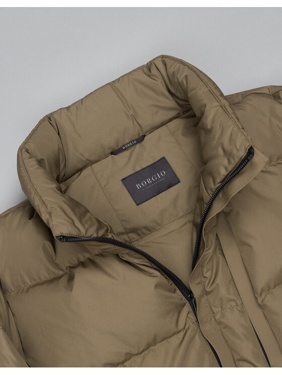 Borgio Borgio Kurtka puchowa ortona Khaki Regular Fit