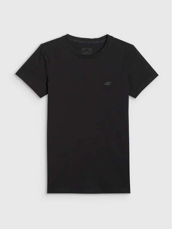 4F 4F T-shirt 3P-4FWMM00TTSHF3306-20S Nero Authentic Slim Fit