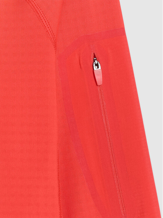 4F 4F Μπλούζα τεχνική 4FWAW25TFSWM590-62S Κόκκινο Authentic Slim Fit