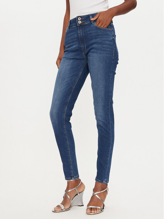 Fracomina Fracomina Teksad FP24WV7010D46093 Sinine Skinny Fit