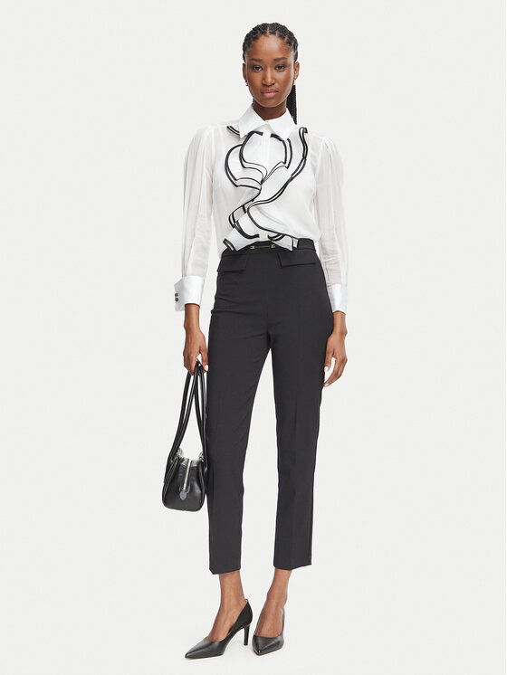 Elisabetta Franchi Elisabetta Franchi Košulja CA-210-67E2-V490 Bijela Regular Fit