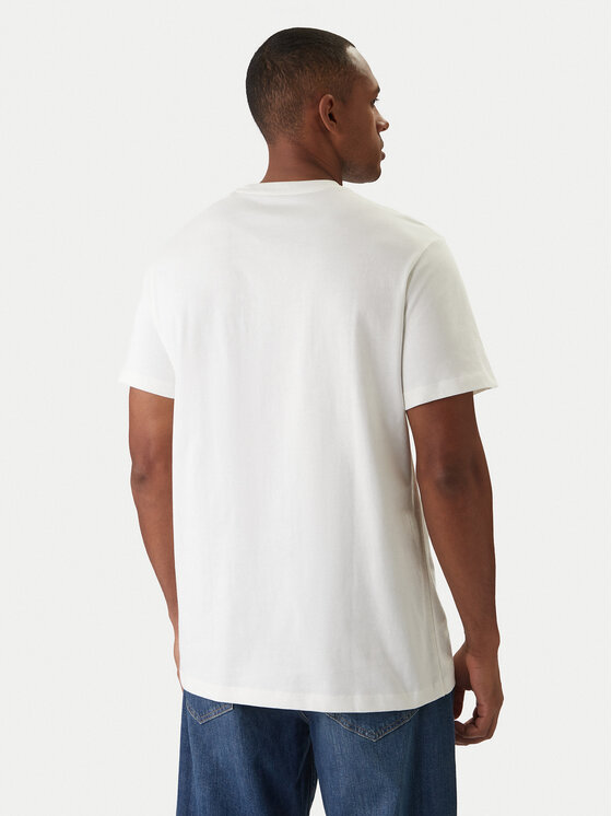 Guess Guess T-shirt M6RI13 K8FQ4 Écru Regular Fit