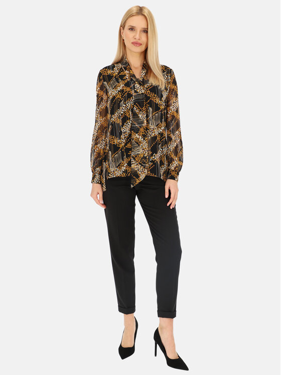 L’AF L’AF Bluzka Lora Czarny Relaxed Fit