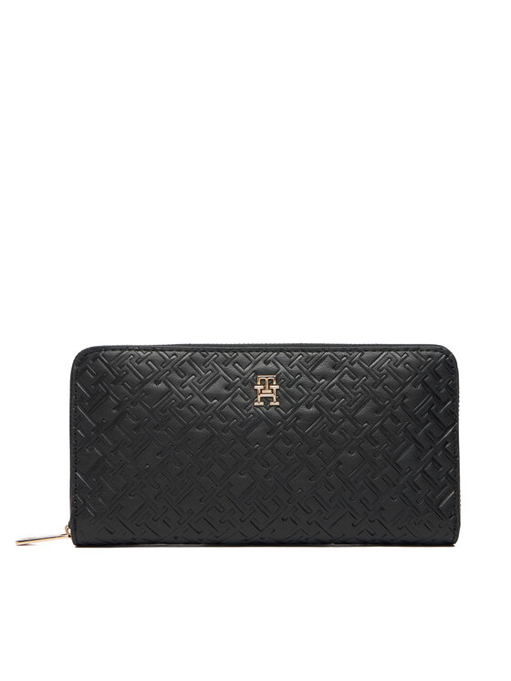 Tommy Hilfiger Tommy Hilfiger Гаманець Lgr Za Mono AW0AW18036 Чорний