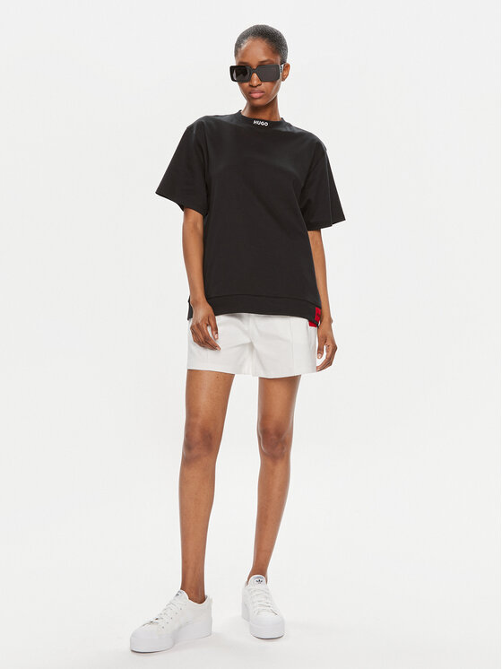 HUGO Hugo Спортни шорти Dina 50514867 Бял Regular Fit