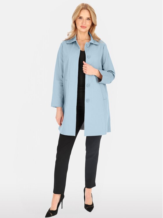 Perso Perso Prechodný kabát BLE252535F Modrá Regular Fit