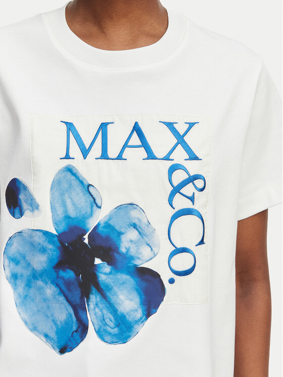 MAX&Co. MAX&Co. Tricou 2616971034200 Alb Regular Fit