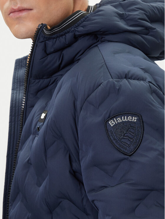 Blauer Blauer Pehelykabát 25WBLUC03233 Sötétkék Regular Fit