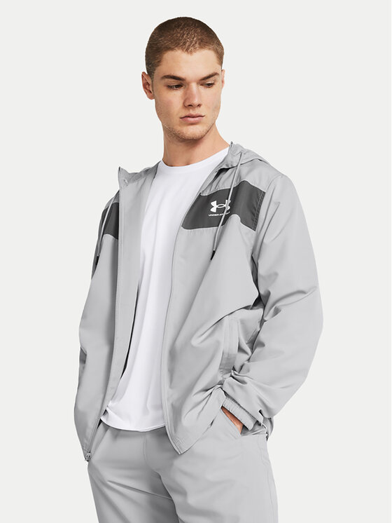 Under Armour Giacca a vento Ua Sportstyle 1361621 Grigio Loose Fit, taglia : XL