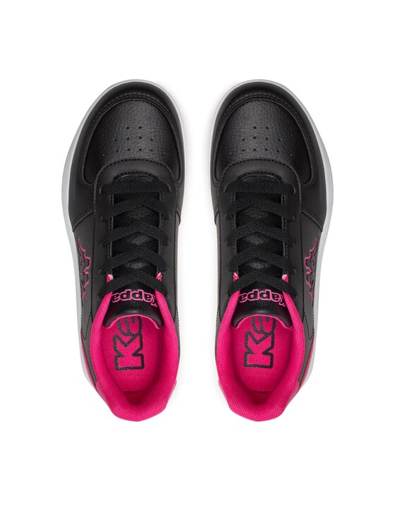 Kappa Kappa Sneakersy Logo Malone Kid 371K1IW Czarny