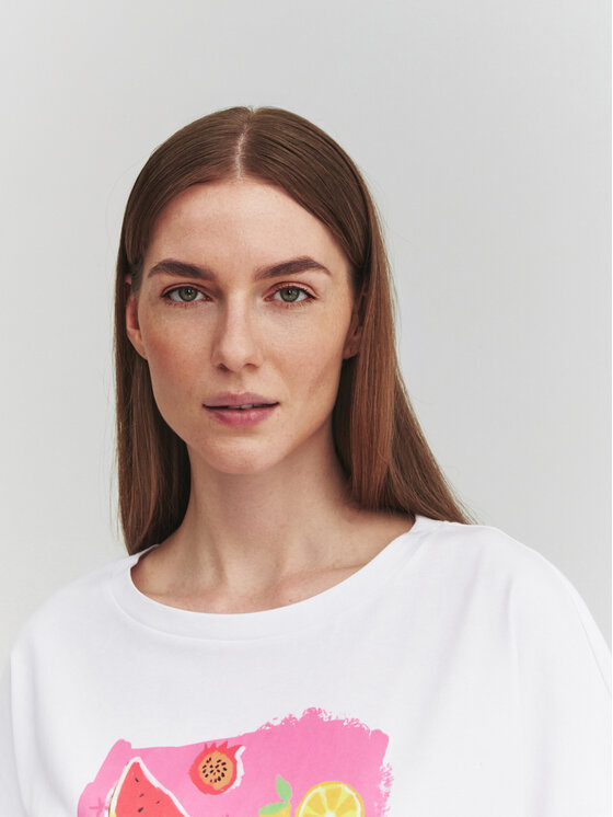 TATUUM TATUUM T-Shirt NILS 1 Biały Classic Fit