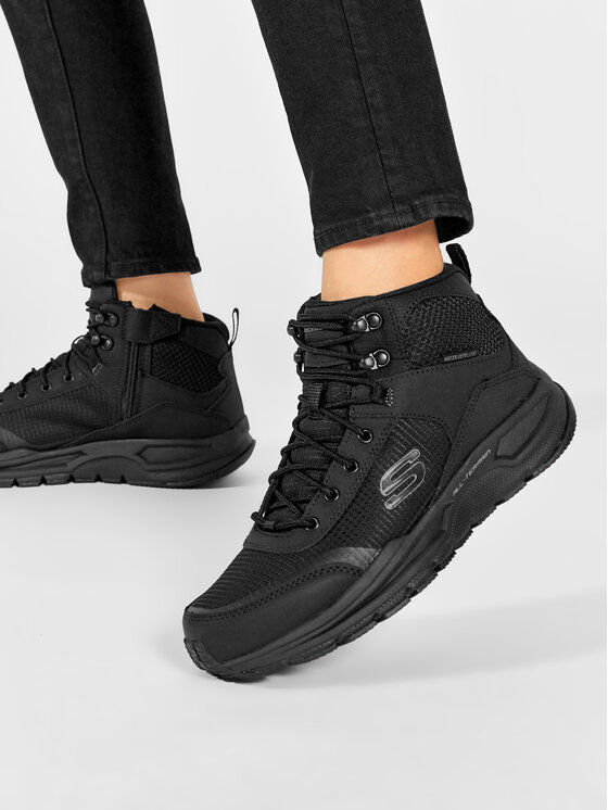 Skechers Skechers Bakancs Woodrock 51705/BBK Fekete