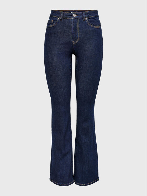 ONLY ONLY Traperice Wauw 15230472 Tamnoplava Flare Fit