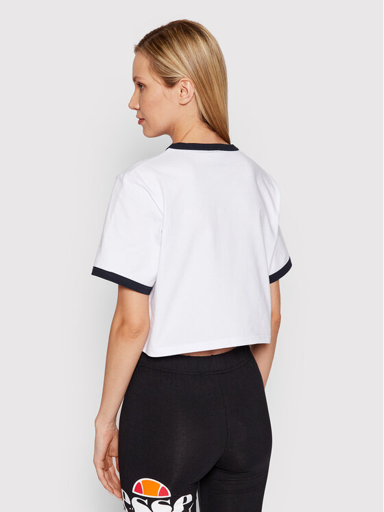 Ellesse Ellesse T-Shirt Filide SGI11072 Biały Cropped Fit