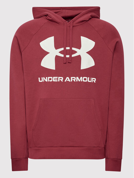 Under Armour Under Armour Bluza Ua Rival Fleece 1357093 Czerwony Relaxed Fit