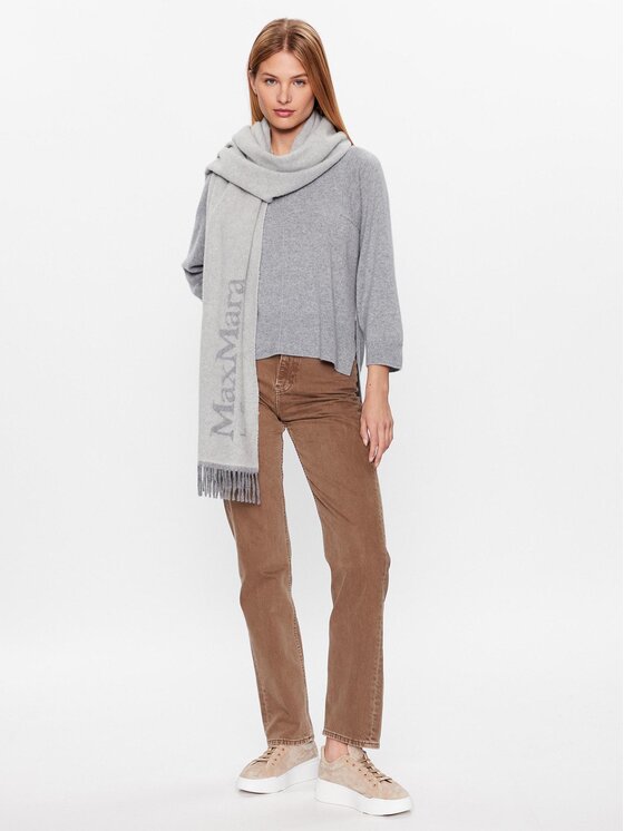 Weekend Max Mara Weekend Max Mara Пуловер Alce 23536601 Сив Regular Fit