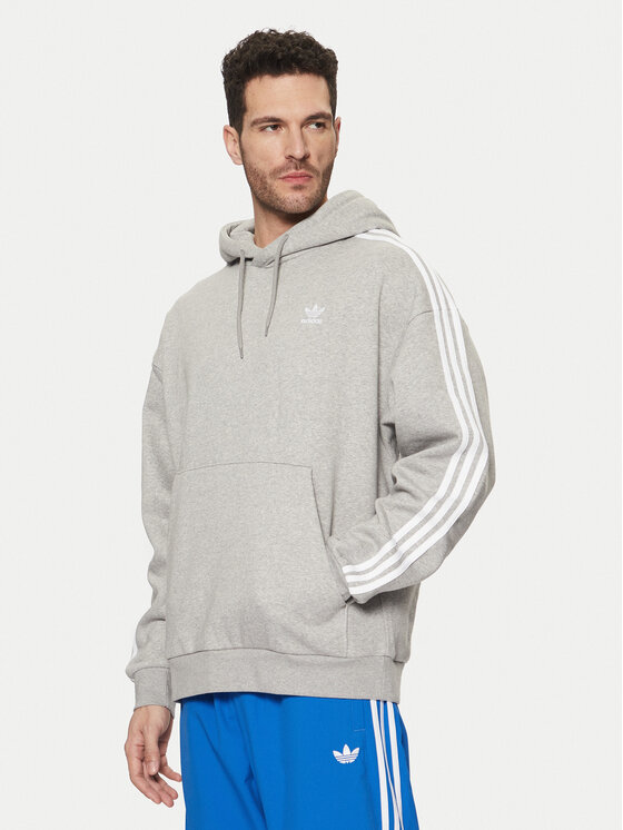 adidas adidas Mikina adicolor JP1076 Šedá Loose Fit