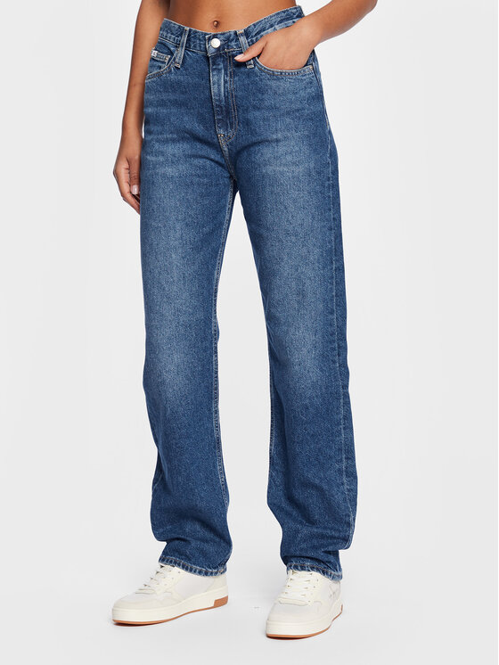 Calvin Klein Jeans Blugi J20J220206 Albastru Regular Fit