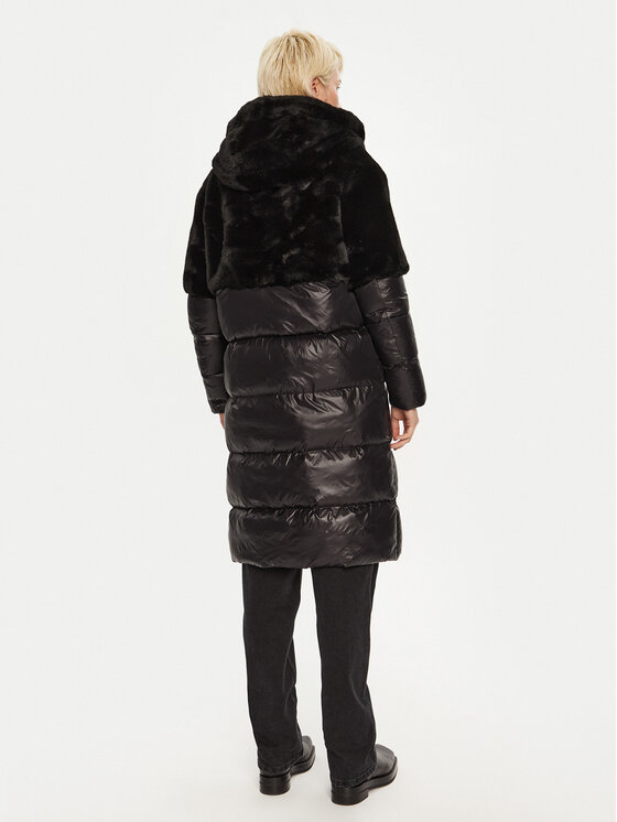 Blauer Blauer Zimné bundy 24WBLDK02556 Čierna Regular Fit