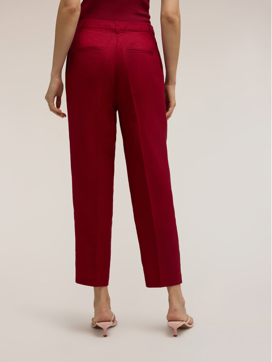 Motivi Motivi Pantaloni di tessuto P096Q004556N0Z6 Rosso Regular Fit