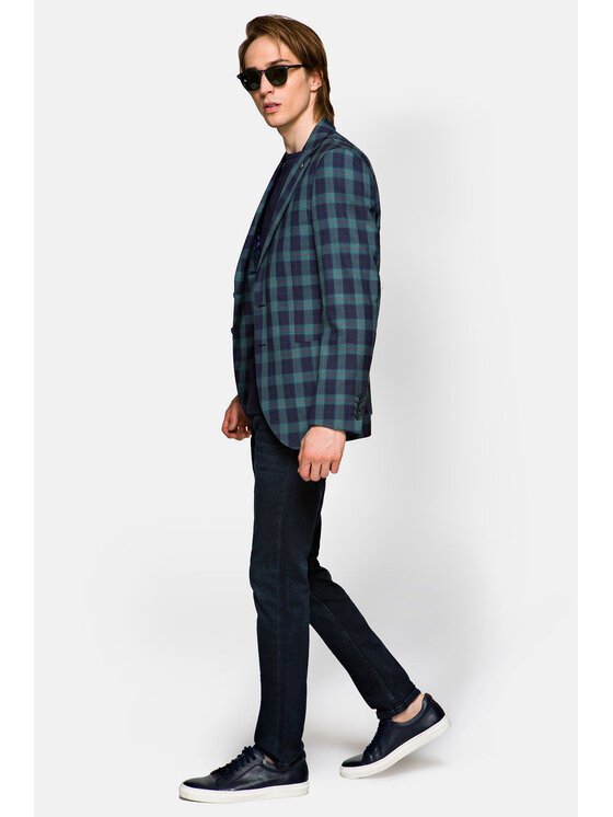 Lancerto Lancerto Marynarka Saxony 2 Kolorowy Slim Fit