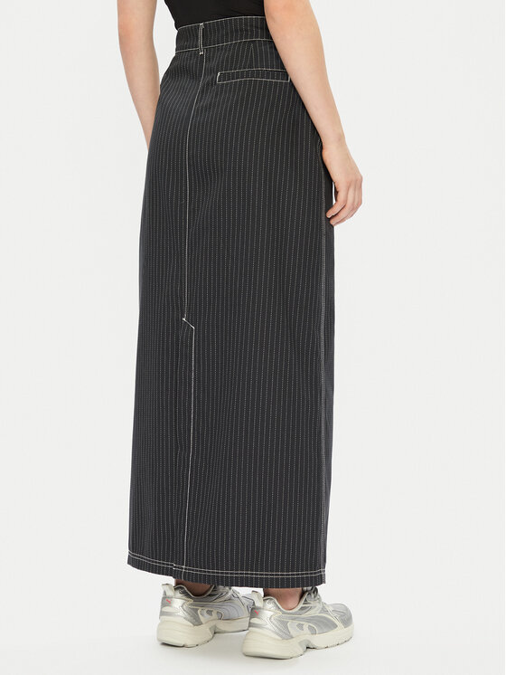 adidas adidas Fustă maxi Allover Print JJ3142 Gri Regular Fit